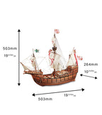 Caravel Santa Maria. 1:65 Wooden Model Ship Kit